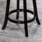 Tabouret de comptoir tournant moderne, Chaise de salle à manger sans dossier rembourrée, Tabouret de bar à dossier en X pour cuisine, restaurant, bureau, salon