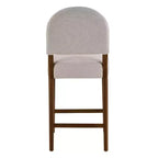 Christopher Knight Home Elisea Tabourets de comptoir rembourrés en bois d'hévéa de style transitionnel (Lot de 2)