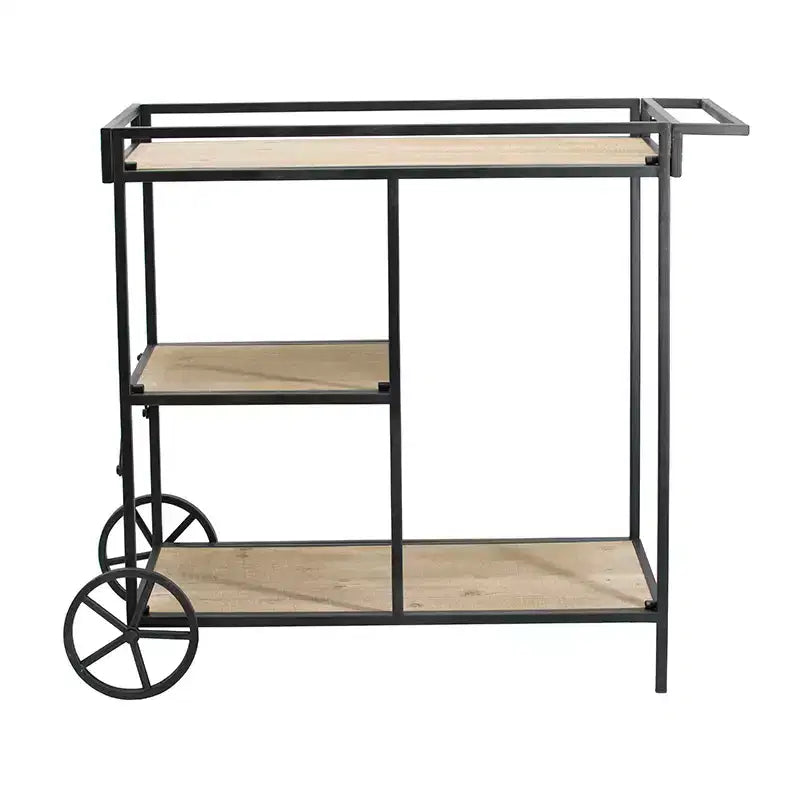 Étagère à roulettes Meuble de rangement mobile 32,3x15,7x26,8