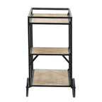 Étagère à roulettes Meuble de rangement mobile 32,3x15,7x26,8