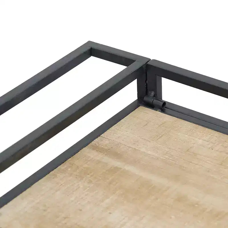Étagère à roulettes Meuble de rangement mobile 32,3x15,7x26,8