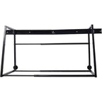 Heavy-Duty Adjustable Garage Wall Storage Rack - Multi-Tire Holder for Organized Garage Storage (Black, 64.5*28*28inch)