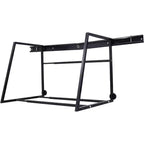 Support de rangement mural robuste et réglable pour garage - Support multi-pneus pour un rangement de garage organisé (Noir, 64,5*28*28 pouces)