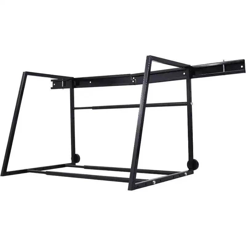 Support de rangement mural robuste et réglable pour garage - Support multi-pneus pour un rangement de garage organisé (Noir, 64,5*28*28 pouces)