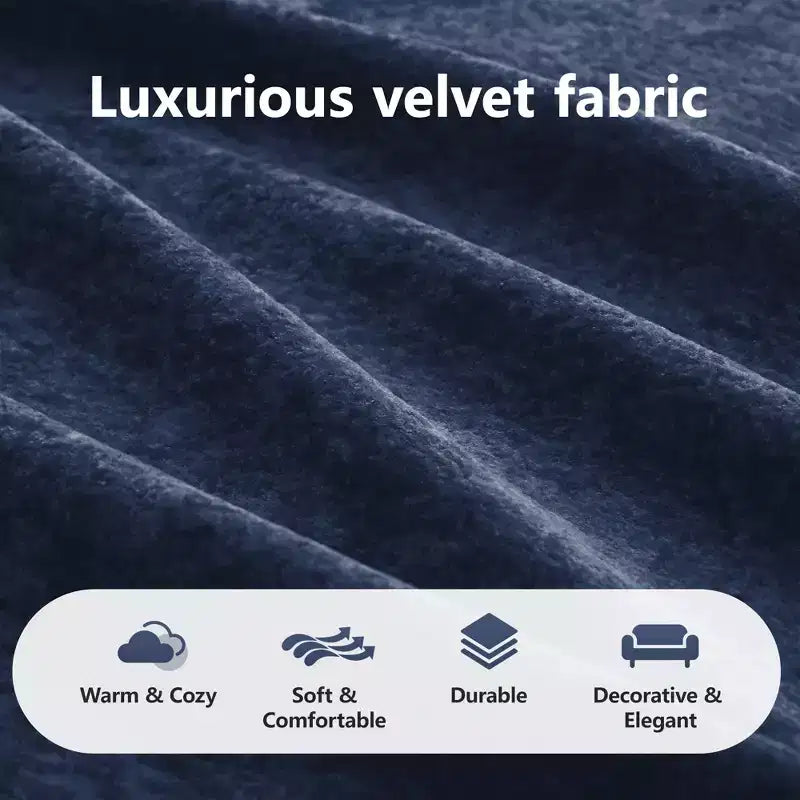 Clihome Tissu en velours doux en forme de L, Base éponge haute densité 32D, Base design ergonomique, Conception antidérapante, Combinaison libre, Ottomane mobile
