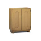 Teamson Home Tenley - Meuble d'appoint moderne 2 portes avec étagère réglable et poignée encastrée