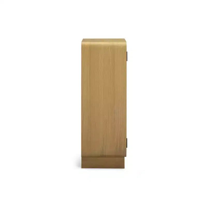 Teamson Home Tenley - Meuble d'appoint moderne 2 portes avec étagère réglable et poignée encastrée