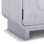 Teamson Home Tenley - Meuble d'appoint moderne 2 portes avec étagère réglable et poignée encastrée