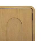 Teamson Home Tenley - Meuble d'appoint moderne 2 portes avec étagère réglable et poignée encastrée