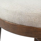 Tabourets de bar rembourrés Christopher Knight Home Shinji en hévéa (lot de 2)