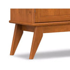 Meuble de rangement pour entrée Tierney en bois massif de 36 pouces de large, style Mid-Century Modern