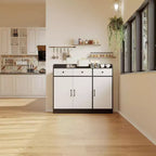 Buffet bahut moderne avec tiroirs et étagères, meuble de rangement de 120 cm pour salle à manger, cuisine, salon, entrée