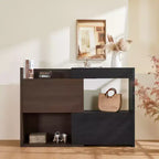 Meuble à chaussures d'angle extensible et rotatif, placard de rangement de 82,5 à 149,3 cm avec tiroir pour couloir et entrée