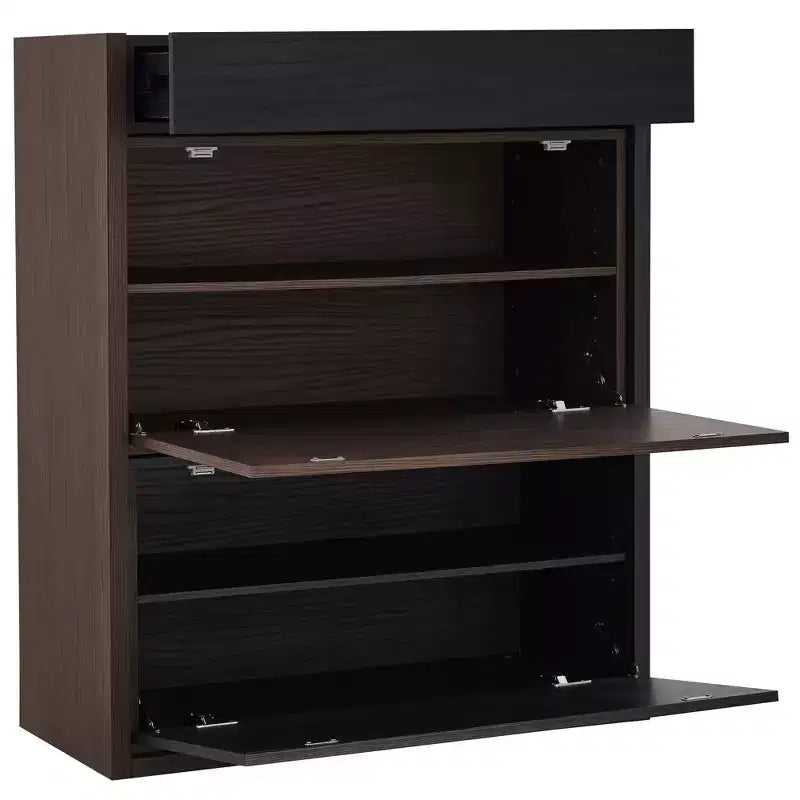Meuble à chaussures d'angle extensible et rotatif, placard de rangement de 82,5 à 149,3 cm avec tiroir pour couloir et entrée