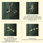 59 Buffet de buffet latéral en spirale moderne, meuble de rangement d'entrée d'art à profil bas avec portes texturées à ondulations 3D - Panipeachy