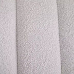 Okak 69.7 Banc de lit moderne sans accoudoirs avec capitonnage cannelé, poufs-ottomans en chenille, banc d'entrée pour salon, chambre à coucher