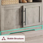 Étagère de boulangerie de ferme, support de micro-ondes avec armoire, armoire de garde-manger de cuisine, armoire de bar à café de cuisine pour épices, vaisselle et casseroles