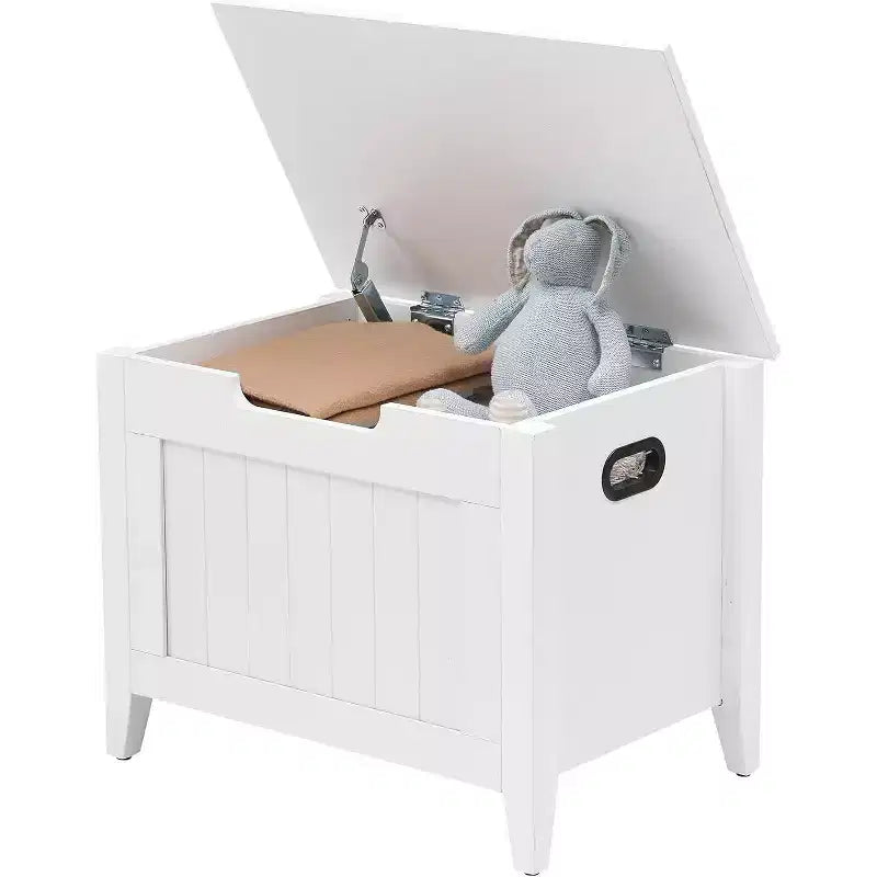 COZONY Banc à chaussures en bois avec couvercle rabattable, coffre de rangement rembourré pour entrée
