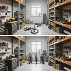 Support à vélos commercial robuste, support de rangement autoportant pour 10 vélos, organisateur en acier pour garage, école, magasin, extérieur, noir