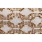 Pouf carré en coton/jute tissé à la main Rowan