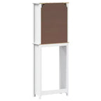 vidaXL Meuble lave-linge BERG noir 29,9x10,6x64,8 cm bois massif