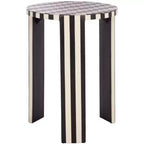 Rina Accent Table - ACC3232 - Black/White - Safavieh