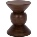 Pascual Round Accent Table - ACC3258 - Walnut - Safavieh