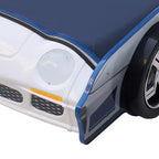 Lit de voiture moderne une place GDFStudio Rhea avec lumière LED