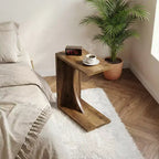 MAYEERTY Table d'appoint en C, Table d'appoint de canapé pour Salon Chambre