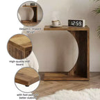 MAYEERTY Table d'appoint en C, Table d'appoint de canapé pour Salon Chambre