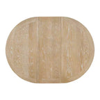 Ensemble de salle à manger 5 pièces de style ferme pour 4 personnes, comprenant une table à manger ronde extensible en bois massif et 4 chaises rembourrées pour la cuisine