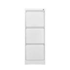 Classeur métallique robuste et verrouillable à 3 tiroirs – Organiseur de dossiers vertical sécurisé en acier pour documents, format lettre et légal – Rangement peu encombrant pour la maison et le bureau