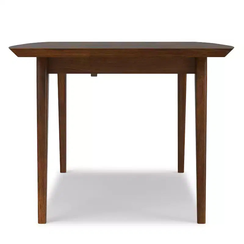 Table à manger extensible rectangulaire Tierney 66-84 pouces x 40 pouces style moderne du milieu du siècle