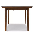 Table à manger extensible rectangulaire Tierney 66-84 pouces x 40 pouces style moderne du milieu du siècle