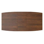 Table à manger extensible rectangulaire Tierney 66-84 pouces x 40 pouces style moderne du milieu du siècle