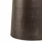 Table d'appoint, table de chevet ou petite table de nuit remarquable pour la décoration intérieure - Table d'appoint bicolore en métal avec plateau en marbre pour petits espaces