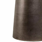 Table d'appoint, table de chevet ou petite table de nuit remarquable pour la décoration intérieure - Table d'appoint bicolore en métal avec plateau en marbre pour petits espaces