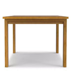 Table à manger extensible rectangulaire de style transitionnel Saige de 152 à 193 cm x 91 cm