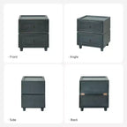 Leo 2 - Table d'appoint avec tiroir et design modulable | ART OF LIVING DESIGNS-NOIR