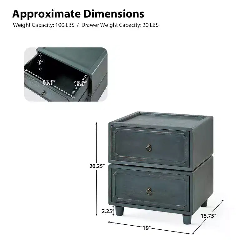 Leo 2 - Table d'appoint avec tiroir et design modulable | ART OF LIVING DESIGNS-NOIR