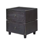 Leo 2 - Table d'appoint avec tiroir et design modulable | ART OF LIVING DESIGNS-NOIR