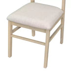Ensemble de table à manger en bois massif avec banc pour 5 personnes, 6 pièces, ensemble de table de salle à manger rectangulaire rembourrée avec 4 chaises et un banc