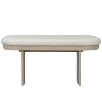 Ensemble de table à manger en bois massif avec banc pour 5 personnes, 6 pièces, ensemble de table de salle à manger rectangulaire rembourrée avec 4 chaises et un banc