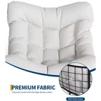 COZONY Chaise longue d'extérieur surdimensionnée 40 avec repose-pieds, Fauteuil à bascule Papasan en métal pour Patio Balcon