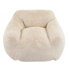 Fauteuil pouf de style Auch Indoor, Beige