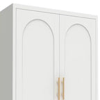 Homy Casa Armoire de Rangement en Métal avec Portes et Étagères Réglables