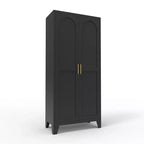 Homy Casa Metal Storage Cabinet with Doors and Adjustable Shelves