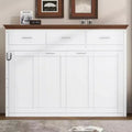 Twin Size Murphy Bed, Wooden Twin Cabinet Bed Wall Bed with 3 Drawers, Folding Wall Chest Bed for Guest Room Office, White