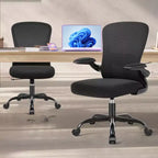 Chaises de bureau KERDOM, chaise de bureau ergonomique pour PC avec roulettes, support lombaire et hauteur réglables, chaise d'ordinateur pivotante