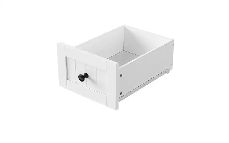 JVNOXK Îlot de cuisine roulant à 5 roues de 134,62 cm avec plateau pliant, prise de courant, étagère de rangement derrière la porte et étagère latérale, convient aux cuisines, blanc